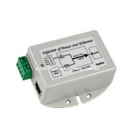 12VDC to 48VDC PoE - Passive Power over Ethernet Injector