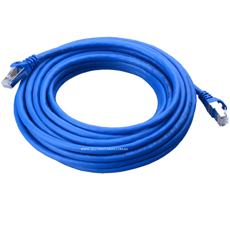 Cable Ethernet 15m, Cat 6 Cable RJ45 15m Haute Vitesse Câble