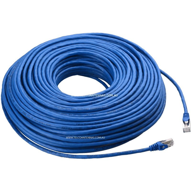 50m Network Cable CAT 8 Installation Cable blue by