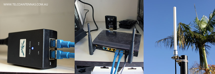 dovado pro router with ubiquiti poe setup
