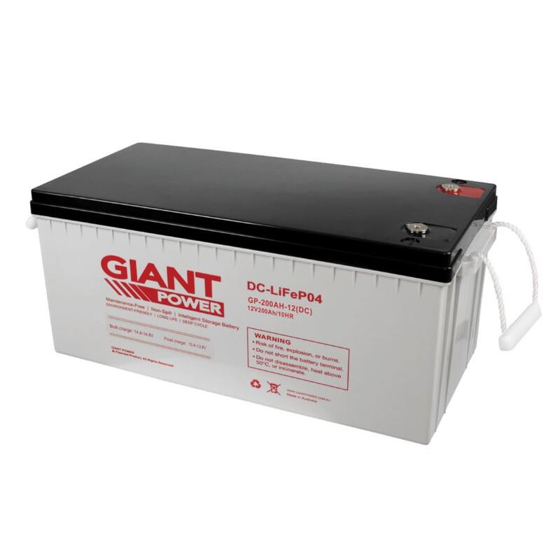 Giant 12V 200AH Lithium Battery