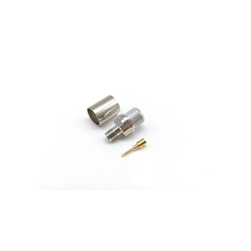 RP-SMA Female Crimp Connector - LMR400/RG8