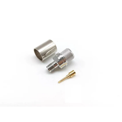 RP-SMA Female Crimp Connector - LMR400/RG8